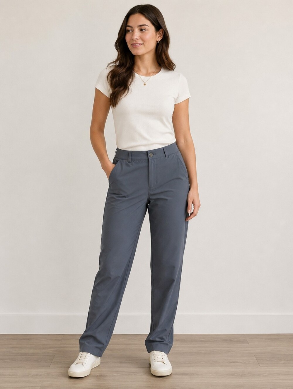 Under Armour Women's Straight Leg Pants in Gray